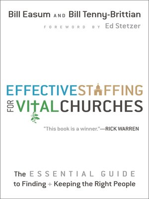 cover image of Effective Staffing for Vital Churches